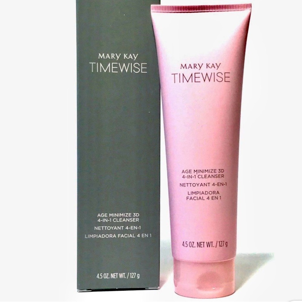 Mary Kay Timewise Age Minimize 3D Cleanser in Pink Tube